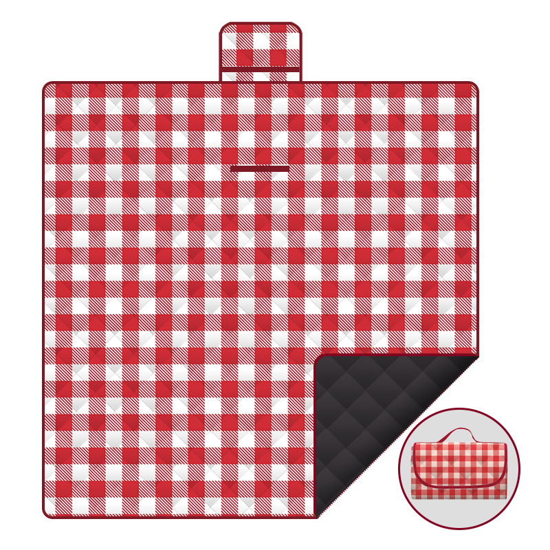 Poly Pongee Picnic Mat with Ultra-Sonic