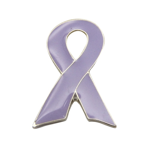 Lapel pin with epoxy 1 breast cancer pin