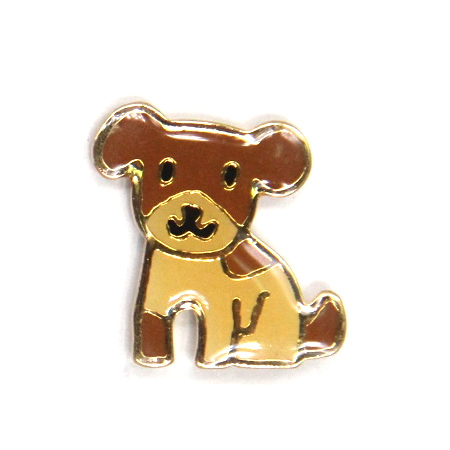 Lapel pin with epoxy 7 dog pin